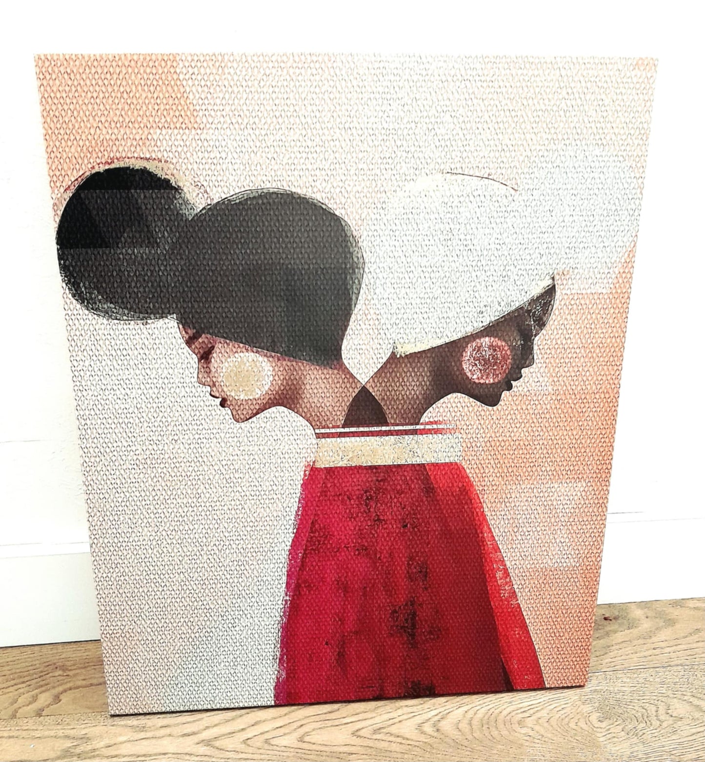 (K) SOUL Sisters Dual Portrait Canvas Art