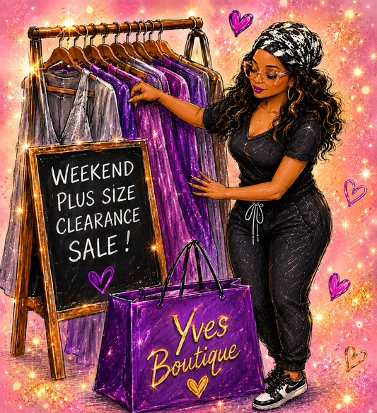 Yves Boutique Weekend Clothing Clearance Sale