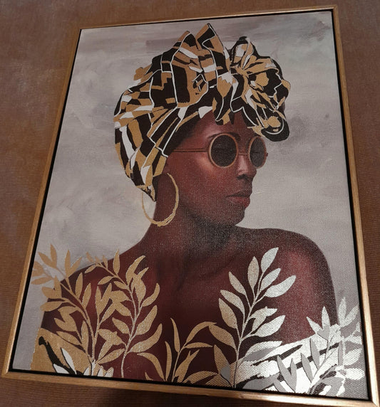 (K) GOLDEN Grace Framed Canvas Art