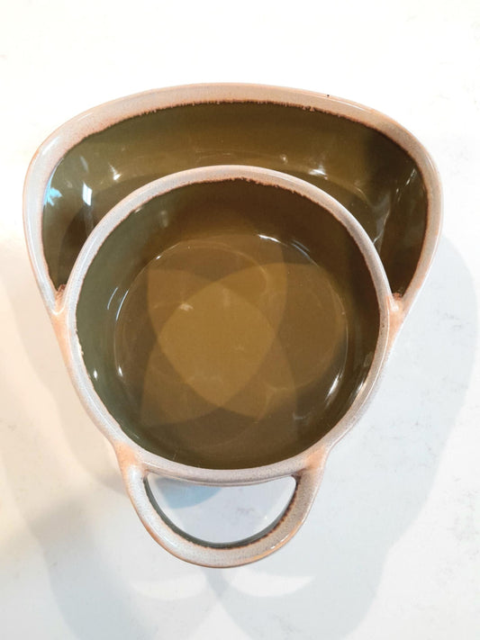(J) OLIVE Earth Nesting Bowl With Duo Functionality